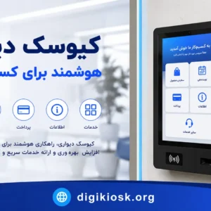 کیوسک دیواری برای کسب و کارها