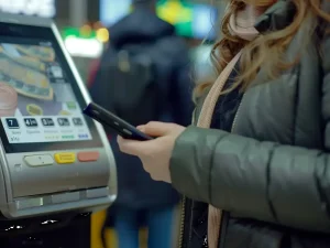 استفاده از کیوسک لمسی در بانک‌ها