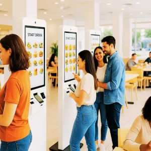 نقش کیوسک‌ سفارش‌ گیر در کاهش هزینه‌ ها