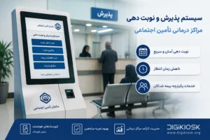 سیستم پذیرش و نوبت دهی مراکز درمانی تأمین اجتماعی